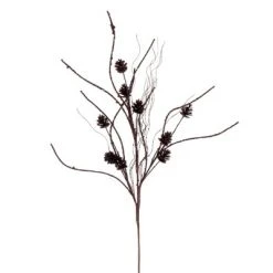 Vickerman 32" Mini Pinecone Twig Glitter Spray -Outlet Xmas Decor Tree Store GUEST 00909b41 ca78 4acf 8a95 28d2fb53fbb8