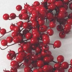 Sullivans 6' Berry Artificial Garland 72"L Red