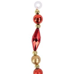 Northlight 9' Shiny and Matte Red and Gold Beaded Christmas Garland, Unlit -Outlet Xmas Decor Tree Store GUEST 01097f26 9913 4d2b a92f 308d50fee8f1