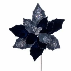 Vickerman 17" Poinsettia Stem -Outlet Xmas Decor Tree Store GUEST 01242120 ec66 4f32 bd11 2f2424ae84f2