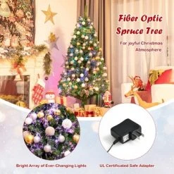 Costway 6ft Pre-lit Fiber Optic PVC Artificial Christmas Tree w/ 617 Branch Tips 18 Costway 6ft Pre-lit Fiber Optic PVC Artificial Christmas Tree w/ 617 Branch Tips -Outlet Xmas Decor Tree Store GUEST 012874b1 2495 4e9d 9021 0ecdd30e9cd7