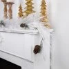 Northlight 6' x 10" White Flocked Artificial Christmas Garland with Pine Cones, Unlit