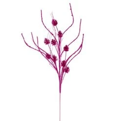 Vickerman 32" Mini Pinecone Twig Glitter Spray -Outlet Xmas Decor Tree Store GUEST 023e0489 fec3 4630 a364 0c1cb393333d