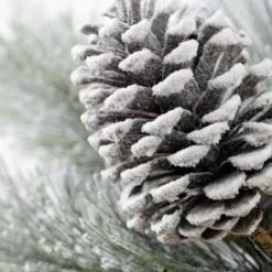 Sullivans Artificial Flocked Pine Stem 18"H Green