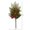 Nearly Natural 26-in Mixed Pine, Pinecone and Berry Artificial Plant (Set of 3) -Outlet Xmas Decor Tree Store GUEST 0312e2bd 4528 4325 b9ae 71d460ad5b6f