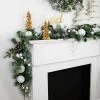 Northlight 6' Green Pine Frosted Artificial Christmas Garland with Pinecones and Ornaments, Unlit -Outlet Xmas Decor Tree Store GUEST 03155fd0 ef78 43fc 922a 02313accf7ca