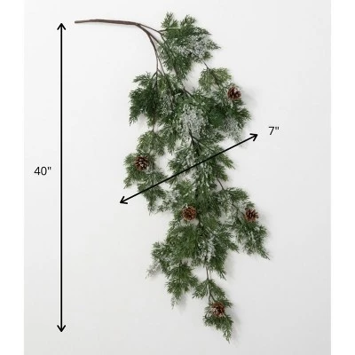 Sullivans Hanging Pine Artificial Stem 40"H Green 4 Sullivans Hanging Pine Artificial Stem 40"H Green - Image 2
