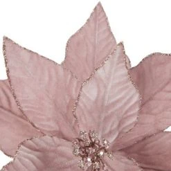 Northlight 24" Pink Glittered Poinsettia Christmas Stem Spray -Outlet Xmas Decor Tree Store GUEST 033e9c55 284d 499c 9dd3 91dec510cafa
