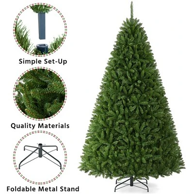 Yaheetech Ultra-Thick Artificial Christmas Tree with Foldable Stand 5 Yaheetech Ultra-Thick Artificial Christmas Tree with Foldable Stand - Image 3