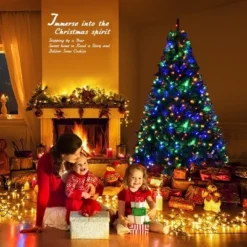 Costway 6Ft Pre-Lit Artificial Christmas Tree Hinged 350 LED Lights -Outlet Xmas Decor Tree Store GUEST 037ac082 f9ce 4d6f b132 9c059e81adaf