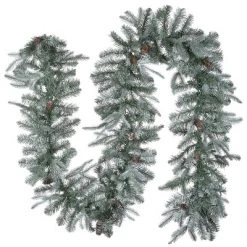 National Tree Company Pre-Lit 'Feel Real' Artificial Christmas Garland, Green, Arctic Spruce, White Lights, With Pine Cones, Plug In, 9 Feet -Outlet Xmas Decor Tree Store GUEST 037f636b 12b7 4763 b2bb 0615968436ef