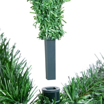 Yaheetech Artificial Christmas Tree Holiday Decoration Slim Tree, Green 9 Yaheetech Artificial Christmas Tree Holiday Decoration Slim Tree, Green - Image 7