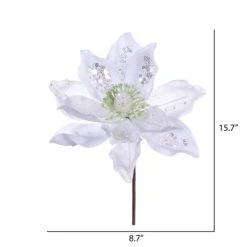 Vickerman 15" Deluxe Magnolia Stem