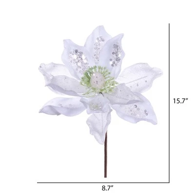 Vickerman 15" Deluxe Magnolia Stem 3 Vickerman 15" Deluxe Magnolia Stem