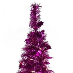 Northlight 6' Pre-Lit Pink Tinsel Pop-Up Artificial Christmas Tree, Clear Lights 11 Northlight 6' Pre-Lit Pink Tinsel Pop-Up Artificial Christmas Tree, Clear Lights -Outlet Xmas Decor Tree Store GUEST 042c6b43 0b03 4bb8 91bd 09e73876d760