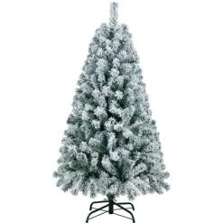 Yaheetech Frosted Artificial Christmas Tree Frosted Artificial Christmas Tree, Green -Outlet Xmas Decor Tree Store GUEST 042da369 b1b1 41bf a96c 9a8e488db235