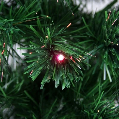 Northlight 3' Prelit Artificial Christmas Tree LED Color Changing Fiber Optic with Star Tree Topper 3 Northlight 3' Prelit Artificial Christmas Tree LED Color Changing Fiber Optic with Star Tree Topper
