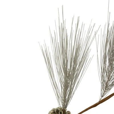 Northlight 40" Brown and Gray Long Needle Pine Cone Artificial Christmas Spray 3 Northlight 40" Brown and Gray Long Needle Pine Cone Artificial Christmas Spray