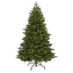 Nearly Natural 5' New Hampshire Fir Prelit LED Artificial Christmas Tree