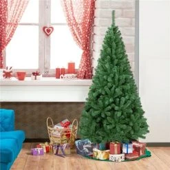 Yaheetech Artificial Christmas Tree with Stand & PVC Tips Lifelike Tree, Green -Outlet Xmas Decor Tree Store GUEST 076b1b9b 71be 41a0 95b0 60ea49d96a40