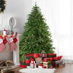 Northlight 6.5' Pre-Lit Roosevelt Fir Artificial Christmas Tree - Clear Lights