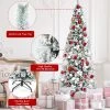 Tangkula 8FT Slim Pencil Tree Hinged Artificial Christmas Tree W/ 807 Branches Tips 2 Tangkula 8FT Slim Pencil Tree Hinged Artificial Christmas Tree W/ 807 Branches Tips -Outlet Xmas Decor Tree Store GUEST 08f3eef4 abde 45d9 a78a e6ae92095b56