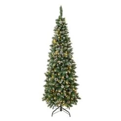 National Tree Company First Traditions Pre-Lit LED Slim Snowy Oakley Hills Artificial Christmas Tree Warm White Lights 8 National Tree Company First Traditions Pre-Lit LED Slim Snowy Oakley Hills Artificial Christmas Tree Warm White Lights -Outlet Xmas Decor Tree Store GUEST 0971bed9 fd39 4150 add6 b3c32f31bb7d