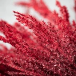 Sullivans Artificial Deep Red Grass Stem Red 19"H