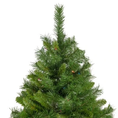 Northlight 7.5' Pre-Lit Chatham Pine Artificial Christmas Tree, Multi-Color Lights 5 Northlight 7.5' Pre-Lit Chatham Pine Artificial Christmas Tree, Multi-Color Lights - Image 3