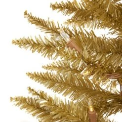 Evergreen Classics Home Heritage 7 Foot Prelit Artificial Pencil Christmas Holiday Tree with White LED Lights, Folding Metal Stand and Easy Assembly -Outlet Xmas Decor Tree Store GUEST 0ba5935f 7d7c 4152 b1ec 871901961557