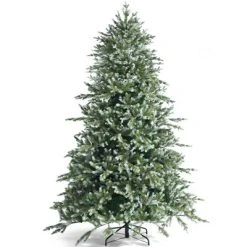Costway 8ft Hinged Artificial Christmas Spruce Tree w/ 1658 Mixed PE & PVC Tips -Outlet Xmas Decor Tree Store GUEST 0d1c598a a3b0 47b2 81d4 e57877624c72