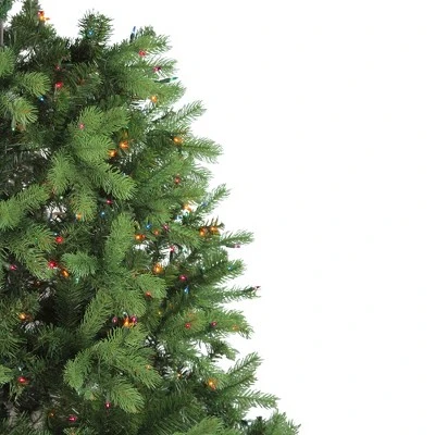 Northlight Real Touch™️ Pre-Lit Full Noble Fir Artificial Christmas Tree - Multi-Color Lights - 6.5' 4 Northlight Real Touch™️ Pre-Lit Full Noble Fir Artificial Christmas Tree - Multi-Color Lights - 6.5' - Image 2
