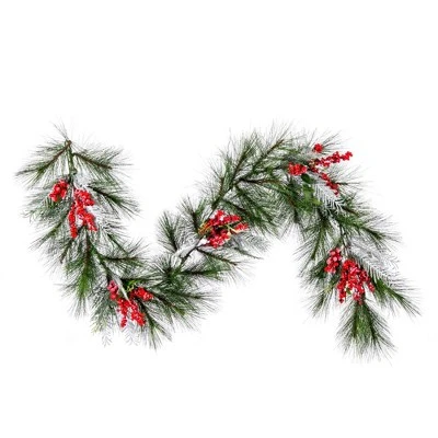 Vickerman Frosted Red Garlands 8 Vickerman Frosted Red Garlands - Image 6