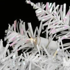 National Tree Company 32" White Iridescent Tinsel Snowflake with Battery Operated Warm White LED Lights -Outlet Xmas Decor Tree Store GUEST 0f9d944e 88d7 4b69 acd2 c9deefdeaa79