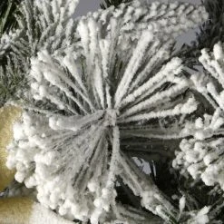 National Tree Company Artificial Christmas Garland, Green, Colonial Fir, With Flowers, Berry Clusters, Frosted Branches,9 Feet -Outlet Xmas Decor Tree Store GUEST 1004a532 e560 4166 985a 72801399ec5a