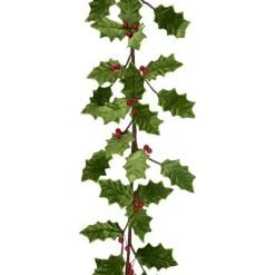 Northlight 43" Glittered Holly with Berry Christmas Garland -Outlet Xmas Decor Tree Store GUEST 1004bdca 24af 4006 83f9 7c2ac17f9d62
