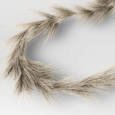 Artificial Christmas Garland XL Shimmer Long Needle Pine - Threshold™ 4 Artificial Christmas Garland XL Shimmer Long Needle Pine - Threshold™ - Image 2