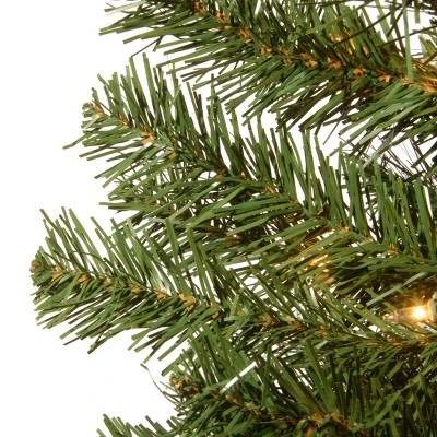 National Tree Company 4' Montclair Spruce Artificial Pencil Christmas Tree 50ct Clear 5 National Tree Company 4' Montclair Spruce Artificial Pencil Christmas Tree 50ct Clear - Image 3