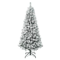 National Tree Company First Traditions Unlit Flocked Acacia Hinged Artificial Christmas Tree -Outlet Xmas Decor Tree Store GUEST 106aa754 5436 4608 9478 739e9032e662
