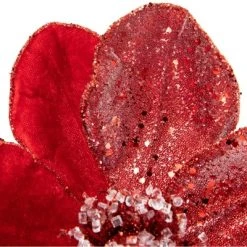 Northlight 18" Red Magnolia Glittered Christmas Stem Spray 9 Northlight 18" Red Magnolia Glittered Christmas Stem Spray -Outlet Xmas Decor Tree Store GUEST 10c4f9b0 2365 4f77 afa9 45c840827887