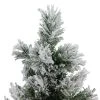 Northlight 18" Flocked Pine Medium Artificial Christmas Tree in Burlap Base - Unlit -Outlet Xmas Decor Tree Store GUEST 10d79d96 5c69 43a8 add6 4ab2af4b4ae2