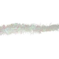Northlight 50' x 4" White Iridescent Artificial Christmas Garland - Unlit