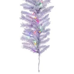 Vickerman Flocked White Artificial Garland -Outlet Xmas Decor Tree Store GUEST 11475fba 863a 4cc2 8649 e9133a745f1a