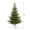 Nearly Natural 9-ft Layered Washington Spruce Artificial Christmas Tree with 750 Clear LED Lights and 2055 Bendable Branches -Outlet Xmas Decor Tree Store GUEST 119421a0 d557 4167 9130 91789c359912