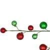 Northlight 30" Green and Red Ball Ornament Christmas Spray -Outlet Xmas Decor Tree Store GUEST 12867c90 2448 4a75 988f 6715cd4d44cf