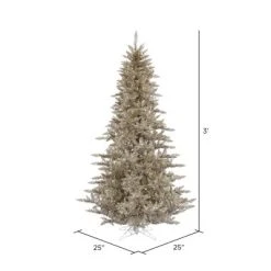 Vickerman Champagne Fir Artificial Christmas Tree