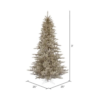 Vickerman Champagne Fir Artificial Christmas Tree 3 Vickerman Champagne Fir Artificial Christmas Tree