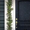 National Tree Company HGTV Home Collection 9ft Pre-Lit Winter Garden Artificial Garland with Pinecones and Fern Fronds, Green -Outlet Xmas Decor Tree Store GUEST 13b52286 9322 4c47 b200 7c6c8be97dd6