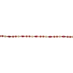 Northlight 9' Shiny and Matte Red and Gold Beaded Christmas Garland, Unlit -Outlet Xmas Decor Tree Store GUEST 140e271d 5f99 4762 b19e 01d460b6df95