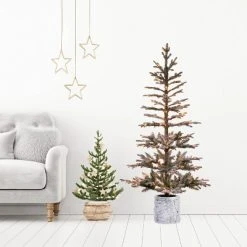 Haute Decor 5ft Pre-Lit LED Flocked Timberland Fir Artificial Christmas Tree - Haute Décor -Outlet Xmas Decor Tree Store GUEST 14eaf113 fb03 4e23 800f d22e64387391